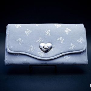 Silver Butterfly Necessary Clutch Wallet