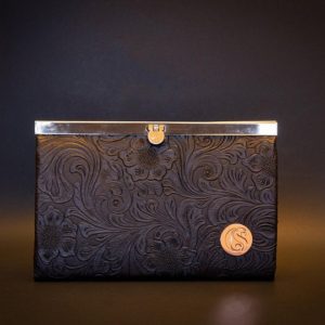 Floral embossed "Gratitude Wallet"