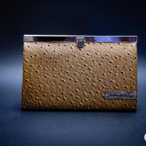 Ostrich Vinyl Gratitude Wallet